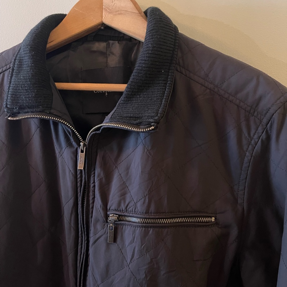 Cole Haan Men's Black Quilted Jacket - Picture 3 of 9